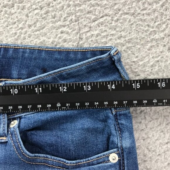 GAP Womens Size 8/29 Short Universal Legging Distressed Raw Hem Mid Rise Jeans - Picture 11 of 15